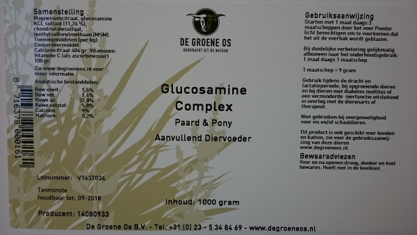 Groene Os Glucosamine Complex - Afbeelding 2